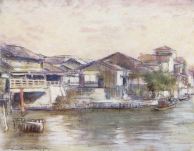 A Tranquil Water-way by Mortimer Ludington Menpes
